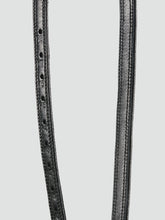 Load image into Gallery viewer, Kingsley Stirrup Leathers Nylon Inserts Black 135cm
