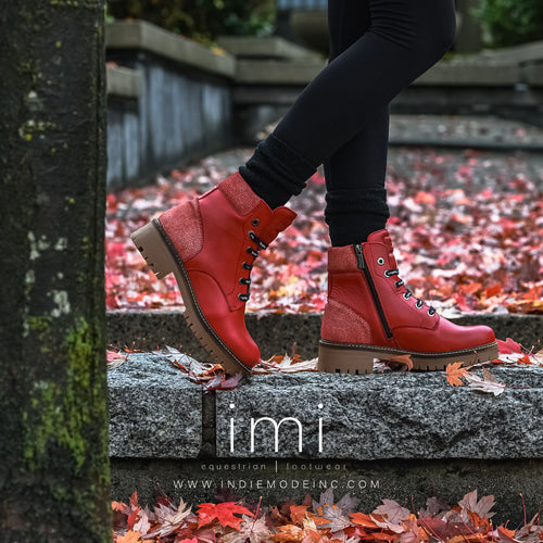 Kingsley Regina 38 Natural Red/Red Frame/Nicotine Outsole