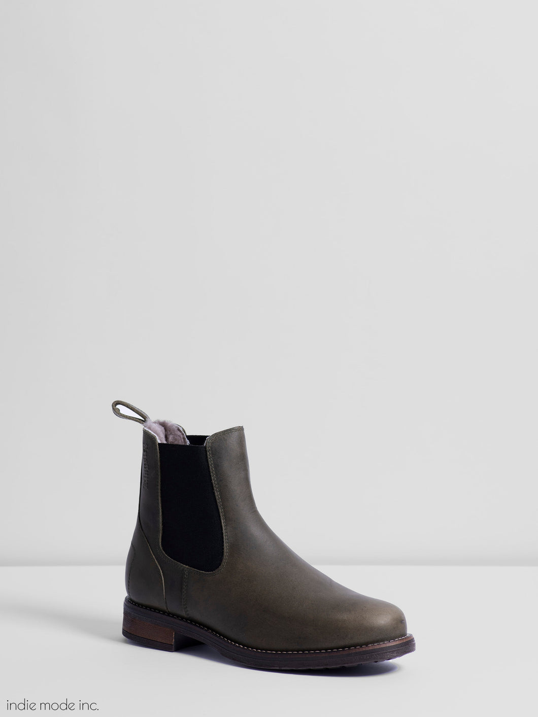 Kingsley Amsterdam Green/Black With Sheepskin Lining 36