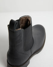 Load image into Gallery viewer, Kingsley Amsterdam Black/Black With Sheepskin Lining 37
