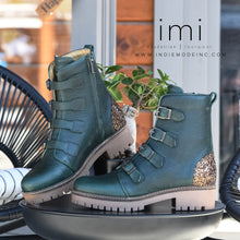 Load image into Gallery viewer, Kingsley Nova 41 Paxson Petrol/Grueso Brown/Nicotine Outsole