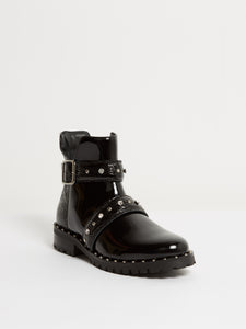 Kingsley Saffire Swarovski Patent Black 39
