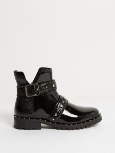 Kingsley Saffire Swarovski Patent Black 39