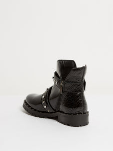 Kingsley Saffire Swarovski Patent Black 39
