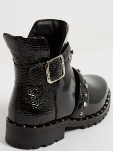 Kingsley Saffire Swarovski Patent Black 39