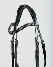 Load image into Gallery viewer, Kingsley Snaffle Bridle Flat Leather Black/Cob