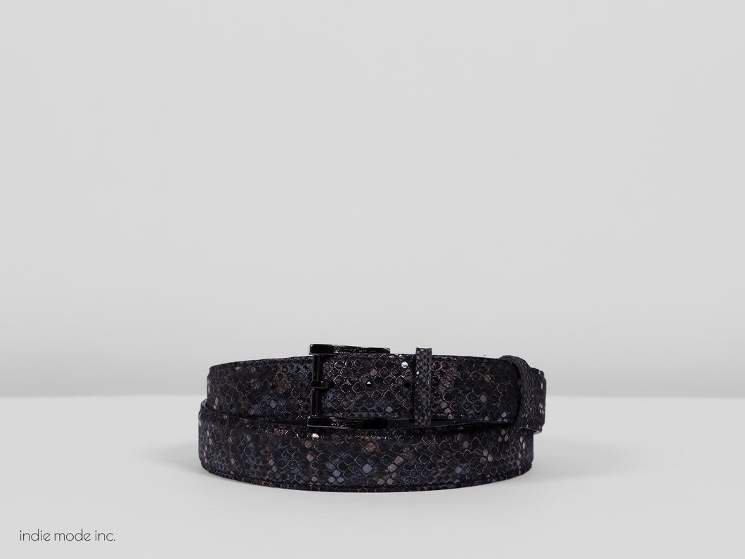 Kingsley Belt 183 Boa Blue/Black