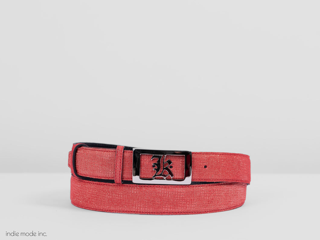 Kingsley Logo Belt 430 Red Frame