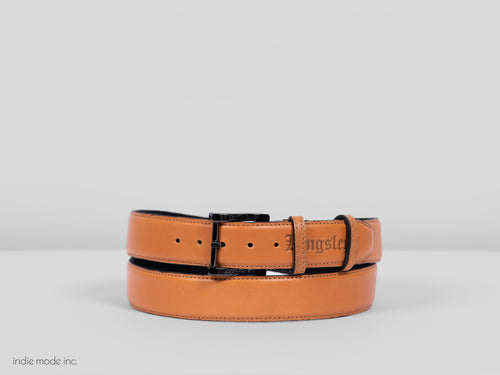 Kingsley Belt 119 Natural Mel/Black
