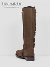 Load image into Gallery viewer, Kingsley Calgary 39 MA S 488 Olive Green/481 Dark Brown Waterproof Suede Taupe Sheepskin