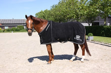 Load image into Gallery viewer, Kingsley Fleece Blanket Black 195cm (77&quot;)