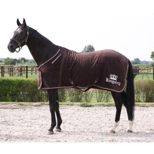 Kingsley Fleece Blanket Chocolate 215cm (84")