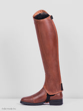 Load image into Gallery viewer, Kingsley Half Chaps Gaucho Chestnut/Black