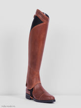 Load image into Gallery viewer, Kingsley Half Chaps Gaucho Chestnut/Black