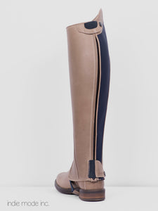 Kingsley Half Chaps Gaucho Grey/Navy MT L