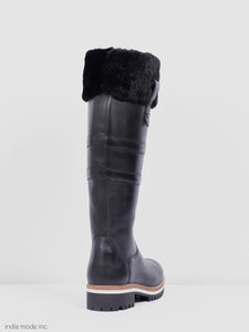 Kingsley Helsinki Gaucho Black/Black Black Sheepskin 39 Regina Sole