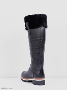 Kingsley Helsinki Gaucho Black/Black Black Sheepskin 39 Regina Sole