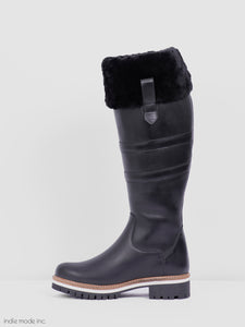 Kingsley Helsinki Gaucho Black/Black Black Sheepskin 39 Regina Sole