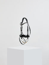 Load image into Gallery viewer, Kingsley Snaffle Bridle Flat Leather Black/Cob