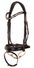 Load image into Gallery viewer, Kingsley Snaffle Bridle Patent Black/Full