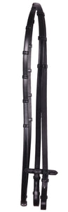 Kingsley Snaffle Bridle Flat Leather Black/Cob