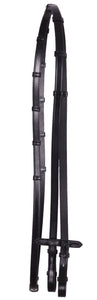 Kingsley Flat Leather Reins with Stops