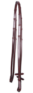 Kingsley Flat Leather Reins with Stops
