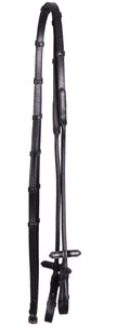 Kingsley Snaffle Rolled Leather Black/Full