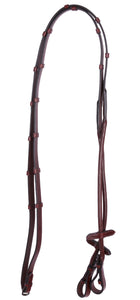 Kingsley Rolled Leather Reins with Stops