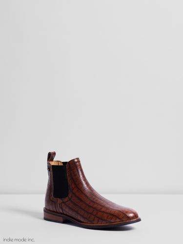 Kingsley LaPaz 39 Croco Beleza Cognac