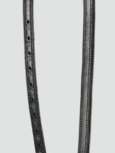 Load image into Gallery viewer, Kingsley Stirrup Leathers Nylon Inserts Black 150cm