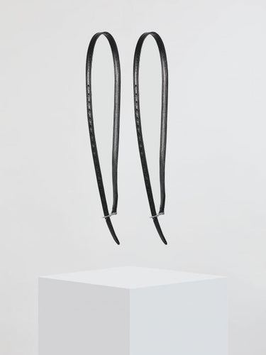 Kingsley Stirrup Leathers Nylon Inserts Black 150cm