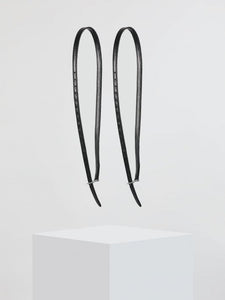 Kingsley Stirrup Leathers Nylon Inserts Black 150cm