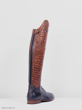 Load image into Gallery viewer, Kingsley Orlando 01 38.5 MA XS Blue/Alligator Brown
