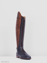 Load image into Gallery viewer, Kingsley Orlando 01 38.5 MA XS Blue/Alligator Brown
