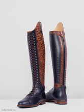 Load image into Gallery viewer, Kingsley Orlando 01 38.5 MA XS Blue/Alligator Brown