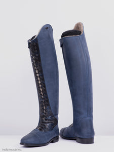 Kingsley Orlando 02 41 A M Gaucho Navy/Blue Shiny Utterly Sheepskin