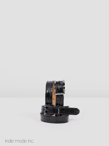 Kingsley Spur Straps 424 Croco Beleza Fustango