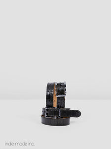 Kingsley Spur Straps 424 Croco Beleza Fustango