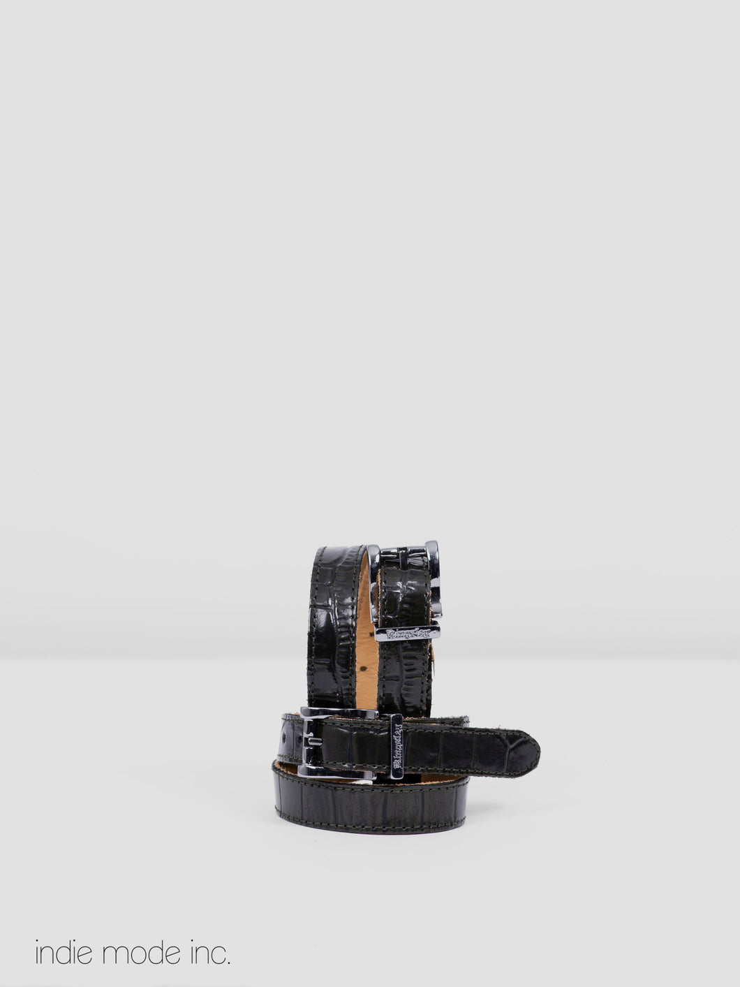 Kingsley Spur Straps 424 Croco Beleza Fustango