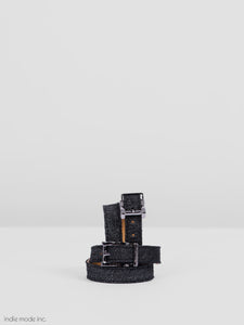 Kingsley Spur Straps 393 Black Frame