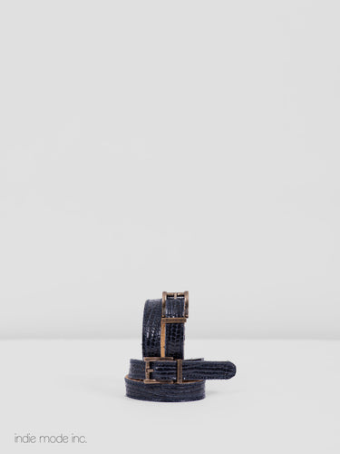 Kingsley Spur Straps 398 Blue Bark/Old Gold