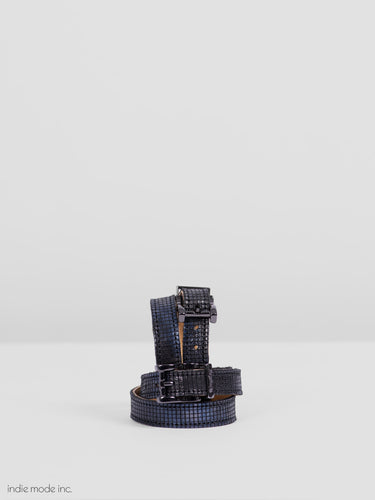 Kingsley Spur Straps 178 Blue Shiny Utterly