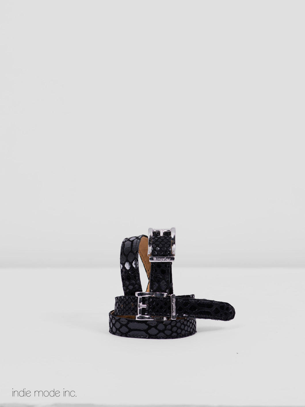 Kingsley Spur Straps 452 Cobril Malibu Preto/Rose Gold