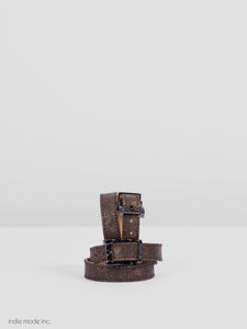 Kingsley Spur Straps 37 Crute Castanho