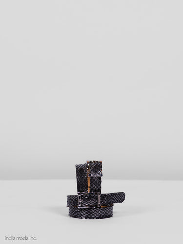 Kingsley Spur Straps 415 Python Special Grey
