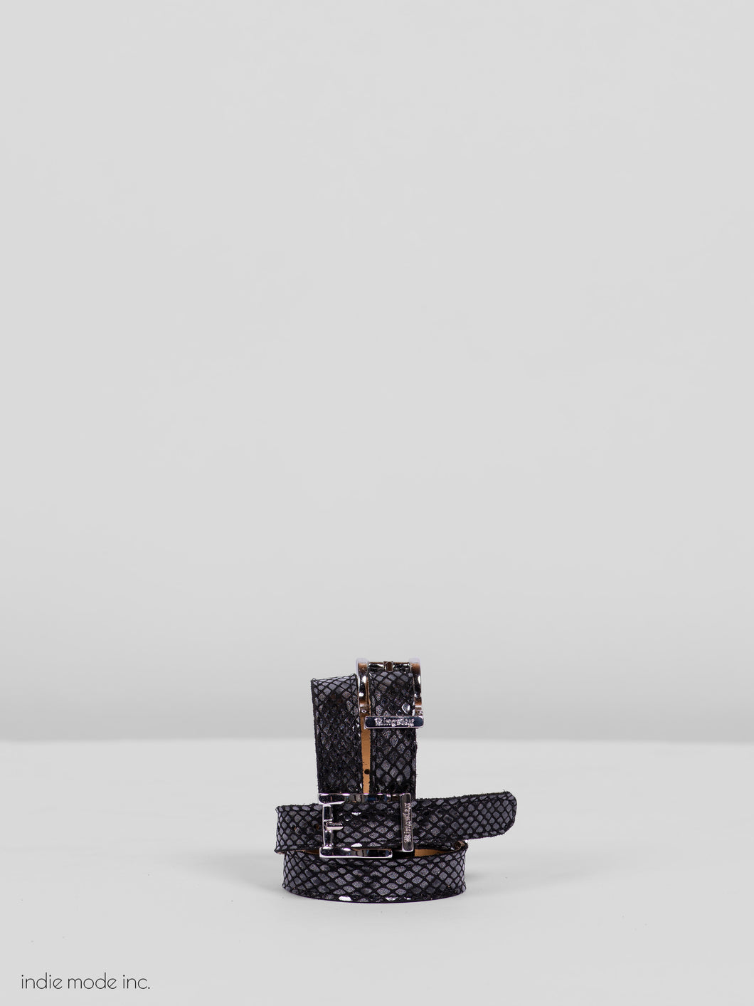 Kingsley Spur Straps 415 Python Special Grey