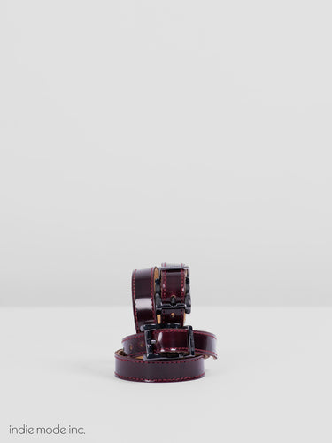 Kingsley Spur Straps 263 Uragano Bordeaux