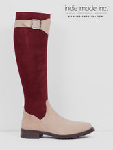 Load image into Gallery viewer, Kingsley Toronto 40 Alta L 490 Bordeaux Suede/489 Sand Suede White Sheepskin
