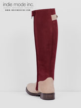 Load image into Gallery viewer, Kingsley Toronto 40 Alta L 490 Bordeaux Suede/489 Sand Suede White Sheepskin